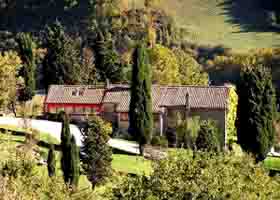 One of the villas in Tuscany